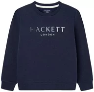 Bluzy dla chłopców - Hackett London Bluza chłopięca Hackett Crew, Niebieski (granatowy), 11 Lat - miniaturka - grafika 1