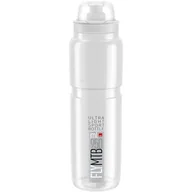 Shakery i bidony sportowe - Elite Bidon Elite FLY MTB przezroczysty, szara grafika, 950ml - miniaturka - grafika 1