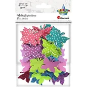 Zabawki kreatywne - Naklejki piankowe motyle mix 45szt - miniaturka - grafika 1