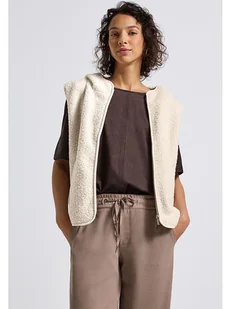Street One Kamizelka pluszowa w kolorze kremowym - Kamizelki damskie - miniaturka - grafika 1