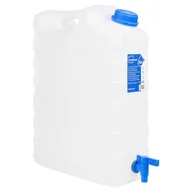 Kanistry - vidaXL Zbiornik na wodę, z kranikiem, przezroczysty, 22 L, plastikowy - miniaturka - grafika 1