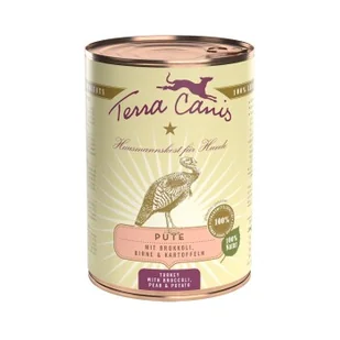Terra Canis Classic Adult 6 x 400 g Indyk z brokułami, gruszką i ziemniakami - Mokra karma dla psów - miniaturka - grafika 1