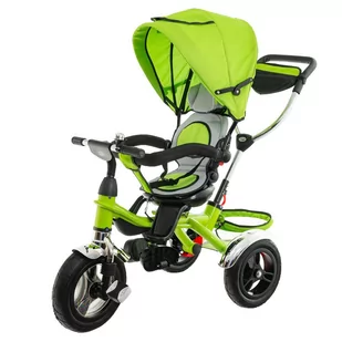 Euro Baby 3w1 EVA Zielony - Rowerki trójkołowe - miniaturka - grafika 1