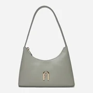 Torebki damskie - Torebka bagietka damska ze skóry naturalnej Furla WB00863AX07333291S1007 Szara (8050597551661) - miniaturka - grafika 1