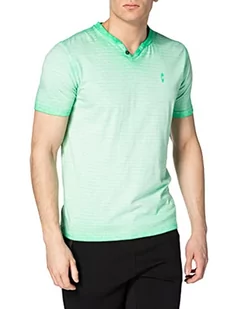 Pioneer Henley t-shirt męski w paski - Koszulki męskie - miniaturka - grafika 1