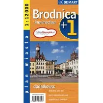 Demart Brodnica Inowrocław Plan miasta - Demart - Atlasy i mapy - miniaturka - grafika 1