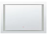 Lustra - Beliani Lustro ścienne LED 60 x 80 cm srebrne EYRE - miniaturka - grafika 1