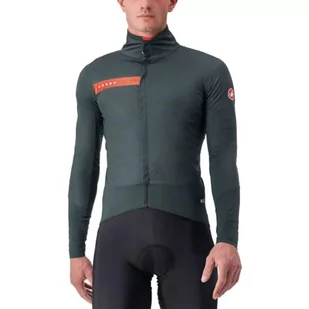 CASTELLI 4520505-303 BETA RoS JACKET MĘSKA kurtka ROVER GREEN/RED ORANGE Rozmiar XXL - Kurtki męskie - miniaturka - grafika 1