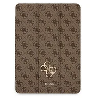 Etui do tabletów - GUESS Etui na iPad 12,9&quot; 2021 Guess 4G Collection Book Cover brąz/brown GUE001470 - miniaturka - grafika 1