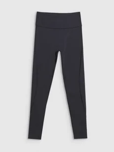 Damskie legginsy do jogi 4F 4FWSS25TFTIF323 - czarne - Legginsy - miniaturka - grafika 1