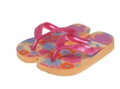 Klapki i japonki damskie - Havaianas Klapki Dziecięce Wzór Kolorowe Kwiaty 33-34 J1A - miniaturka - grafika 1