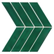 Płytki ceramiczne - Mozaika ceramiczna Royal Chevron Vert 5.2x18 cm - miniaturka - grafika 1