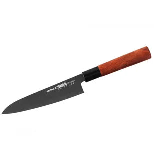 Nóż Samura Okinawa Stonewash Kitchen Gyuto 170 mm wykonany z japońskiej stali AUS 8 58 HRC - Noże kuchenne Nóż Samura Okinawa Stonewash Kitchen Gyuto 170 mm wykonany z japońskiej stali AUS 8 58 HRC - Noże kuchenne - miniaturka - grafika 1