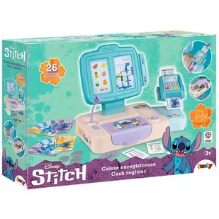 Zabawka kasa sklepowa SMOBY Disney Stitch 7600350119 - Zabawy w naśladowanie dorosłych - miniaturka - grafika 1