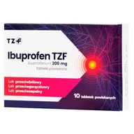 Witaminy i minerały - Ibuprofen TZF 200 mg, 10 tabletek powlekanych - miniaturka - grafika 1
