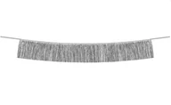 Ozdoby bożonarodzeniowe - Girlanda Frędzle Srebrna Wisząca Krótka Ozdobna - miniaturka - grafika 1
