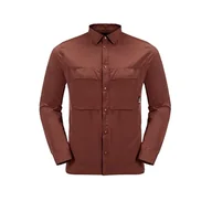 Koszule męskie - Jack Wolfskin Atacama Koszula Barn Red XL - miniaturka - grafika 1