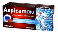 Przeziębienie i grypa - Biofarm Aspicam Bio 7,5 mg x 20 tabl - miniaturka - grafika 1