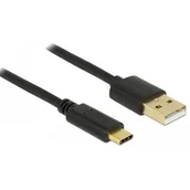 Kable USB - Delock Kabel USB CM-AM 2.0 0,5m czarny (83326) - miniaturka - grafika 1