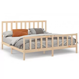 Małżeńskie łóżko z zagłówkiem - Karli 200 x 200 cm - Łóżka - miniaturka - grafika 1