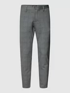 Spodnie męskie - Spodnie o kroju tapered fit z dodatkiem streczu model ‘Mark’ - miniaturka - grafika 1