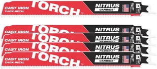 MILWAUKEE BRZESZCZOT S TCT TORCH NITRUS 230mm/10T /5szt. - Brzeszczoty - miniaturka - grafika 1