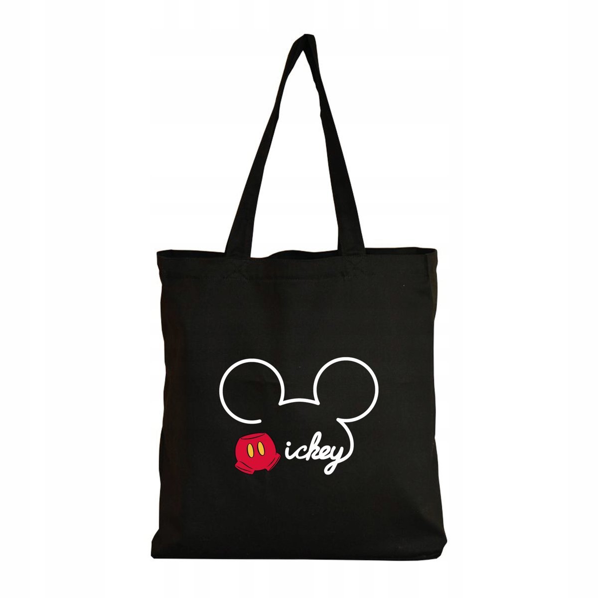 Eko Torba Bawełniana na ramię Zakupy Shopper Torebka Myszka Miki Mickey