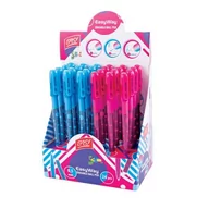 Długopisy - Easy Stationery  Długopis wymazywalny niebieski (24szt) EASY - miniaturka - grafika 1