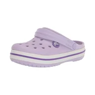 Buty dla dziewczynek - Crocs CROCBAND™ K kapcie dziecięce chodaki chodaki fioletowy - dziewczynki, rozmiar:30-31 - miniaturka - grafika 1