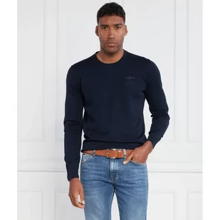 Aeronautica Militare Sweter | Slim Fit - Swetry męskie - miniaturka - grafika 1