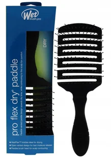 Wet Brush Pro Flex Dry Paddle black szczotka do włosów czarna - Szczotki i grzebienie do włosów - miniaturka - grafika 1