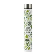 Shakery i bidony sportowe - Butelka (350 Ml) Slimline Green New Black Pure Typhoon - miniaturka - grafika 1