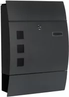 Skrzynki na listy - SKRZYNKA NA LISTY VENTO GRAFIT - miniaturka - grafika 1