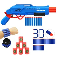 Zabawki militarne - Nerf Alpha Strike Big Cat DB-2 F2463 + 30 strzałek + opaska + cele - miniaturka - grafika 1