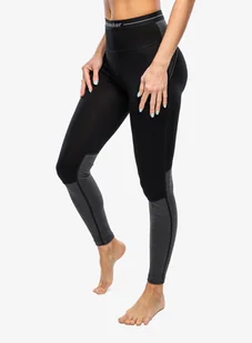 Legginsy termiczne damskie Icebreaker 260 ZoneKnit Leggings - black/jet - Kalesony - miniaturka - grafika 1