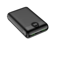 Powerbanki - Veger Power bank S20 20 000mah Lcd Quick Charge Pd22,5w Czarny W2053 - miniaturka - grafika 1