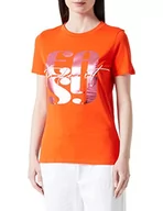 Koszulki i topy damskie - BOSS T-shirt damski, Bright Orange821, XL - miniaturka - grafika 1