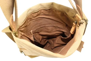 Torba JENNIFER JONES CANVAS Z Elementami Skórzanymi SŁOMIANA JJ4558 - Torby męskie - miniaturka - grafika 9