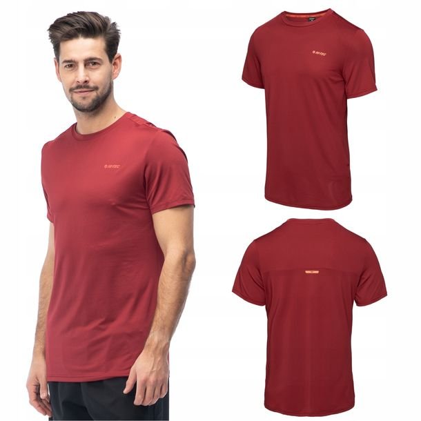 Koszulka męska hi-tec na siłownię trennig do biegania t-shirt sportowy S