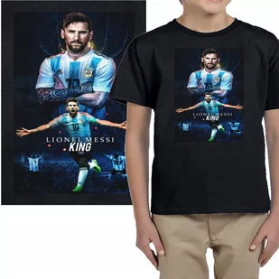 KOSZULKA MESSI ARGENTYNA PREZENT 116 CZARNA 3180 - Moda i Uroda OUTLET - miniaturka - grafika 1