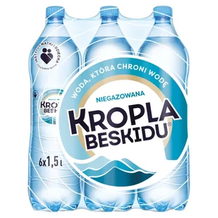 Kropla beskidu woda mineralna niegazowana 6x1,5l - Woda - miniaturka - grafika 1