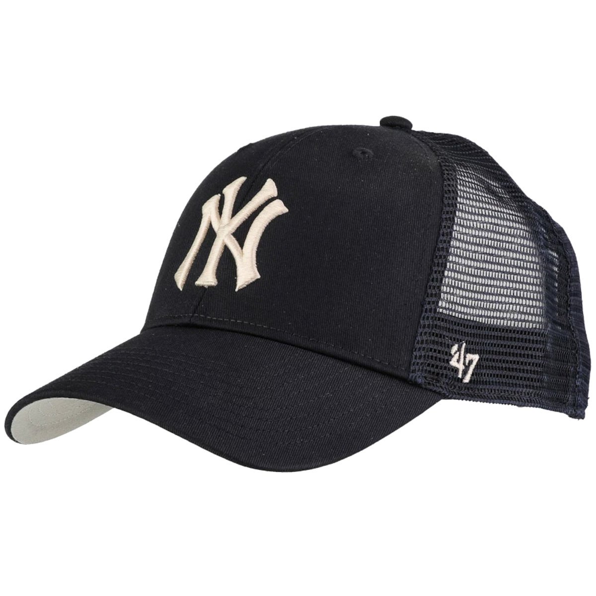 47 Brand MLB New York Yankees Branson Cap B-BRANS17CTP-NYG, Kobieta/Mężczyzna, Czapka z daszkiem, Granatowy