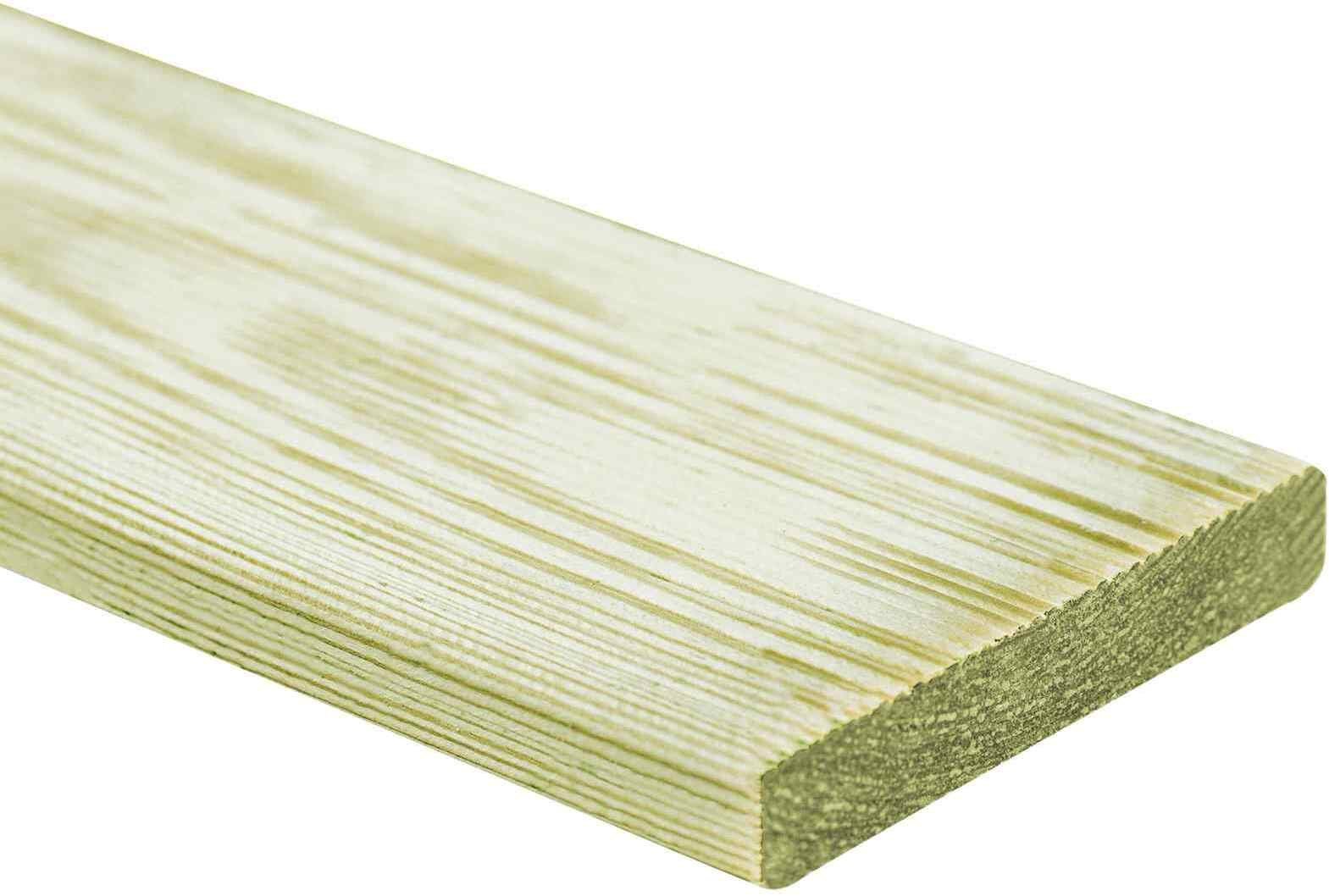 vidaXL Deska Tarasowa 12 pcs Zielony Impregnowany 1,44 m