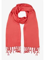 Apaszki i szaliki damskie - More & More Szal w kolorze koralowym - miniaturka - grafika 1