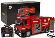 Zabawki zdalnie sterowane - Import LEANToys Straż Pożarna Zdalnie Sterowana 1:14 2.4GHz model 1562 Huina 7779 - miniaturka - grafika 1