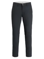 Spodnie męskie - Jack & Jones Spodnie chino w kolorze czarnym - miniaturka - grafika 1