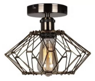 Cameleon - plafon 1 płomienny czarna 637401-29 - Lampy sufitowe - miniaturka - grafika 1
