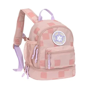 LÄSSIG Plecak dziecięcy z pasem piersiowym, torba do przedszkola, 6,5 l, od 3 lat, mini plecak, wzór na imprezę, różowy - Plecaki szkolne i tornistry - miniaturka - grafika 1