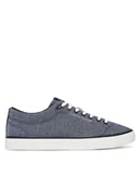 Trampki męskie - Tommy Hilfiger Tenisówki Th Hi Vulc Core Low Chambray FM0FM05818 Niebieski - miniaturka - grafika 1