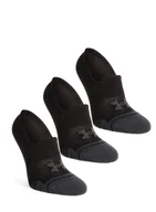 Odzież trekkingowa męska - Skarpety Under Armour UA Performance Tech 3-Pack Ultra Low Tab - black/black/jet gray - miniaturka - grafika 1